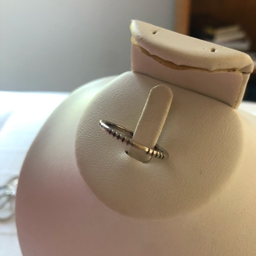 Silver ascent ring